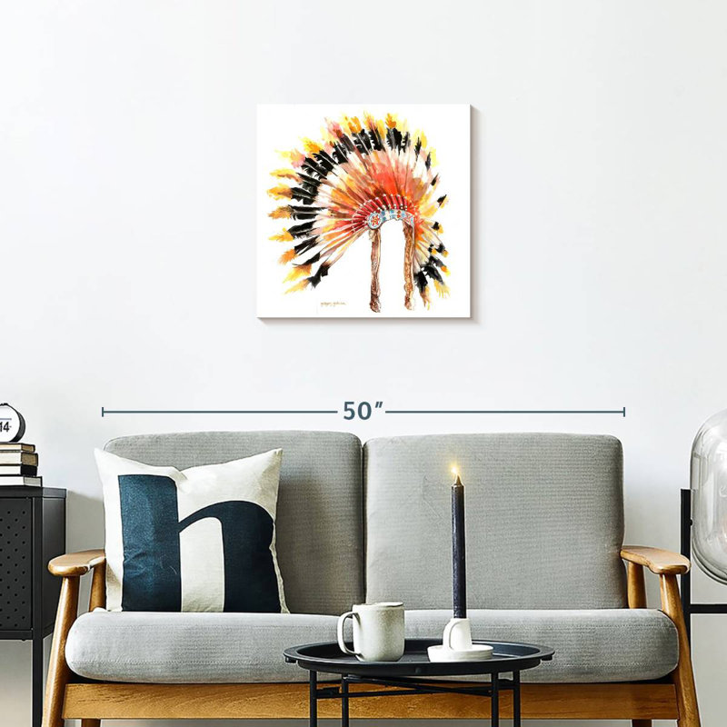 Lelar Chief Headdress I, 20" H x 20" W