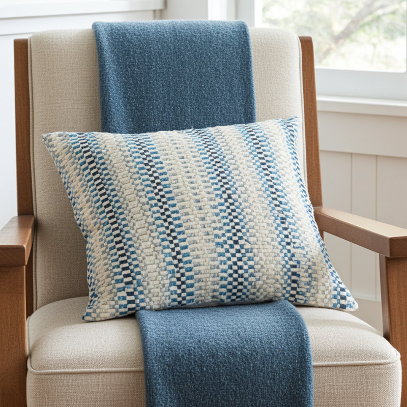 Coussin de luxe fabriqué à la main Gate, 26 po x 26 po, Coussin décoratif
