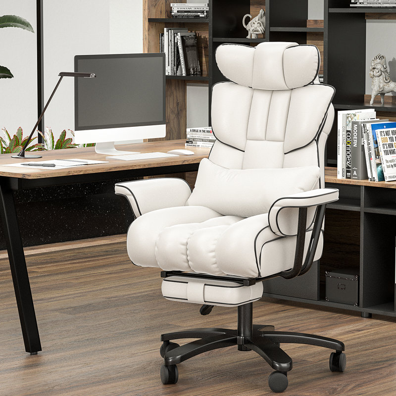 Fauteuil de direction Charlytte, Blanc