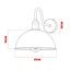 Foshee Armed Sconce-142612135