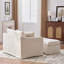 Fauteuil d'appoint rembourré en chenille 43,9 po Chenbay-130597091-130597093