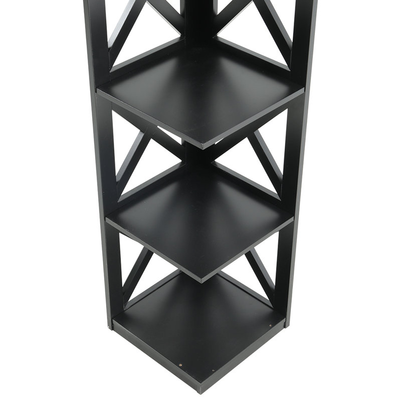Ottawa Bookcase, Black, (5 Shelves) 160” H x 30” W x 30” D