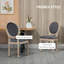 Clemmie 54cm H Polyester Upholstered King Louis Back Side Chair-1014356127