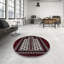 Tapis à motif oriental rouge / ivoire-1421000701