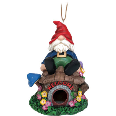 10 in. H x 6 in. W x 7 in. D Hanging Birdhouse