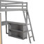 Lit mezzanine avec échelle, tablettes et bureau-1651889370-1651889371