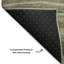 Tapis de qualité supérieure lavable à la machine Alaina AMF1933-1613914399