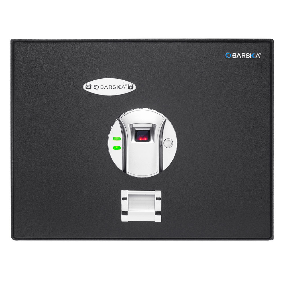 0.23 CUBIC FT TOP OPENING BIOMETRIC SAFE Barska