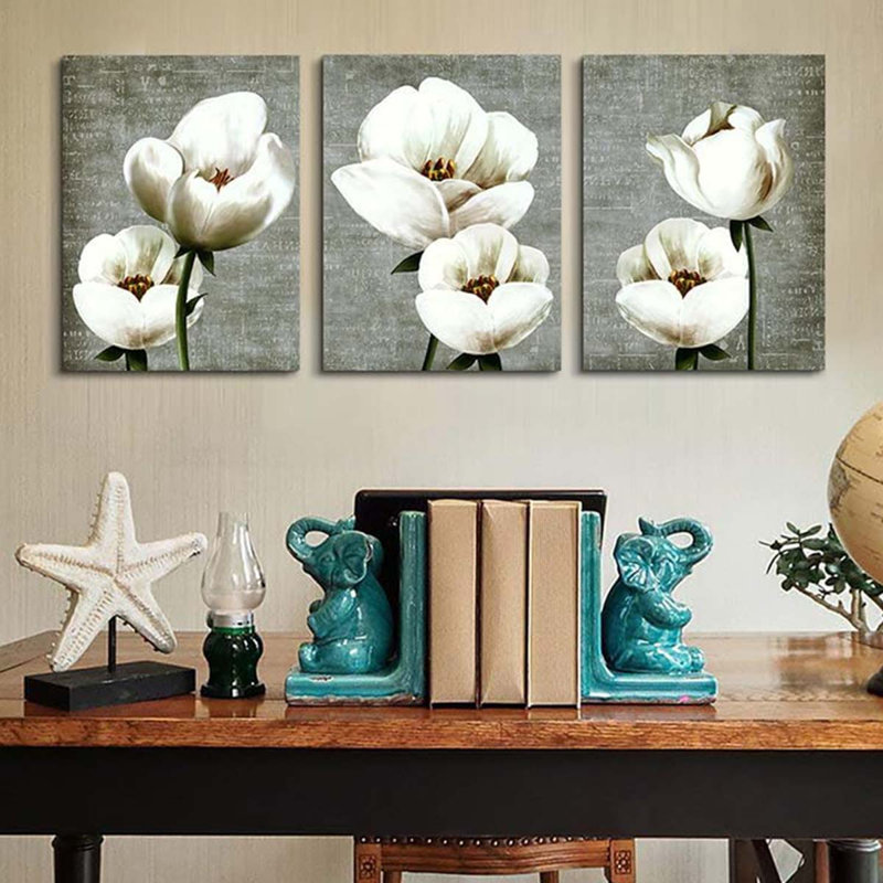 3 Piece Wrapped Canvas Print, 60 cm H x 120 cm W