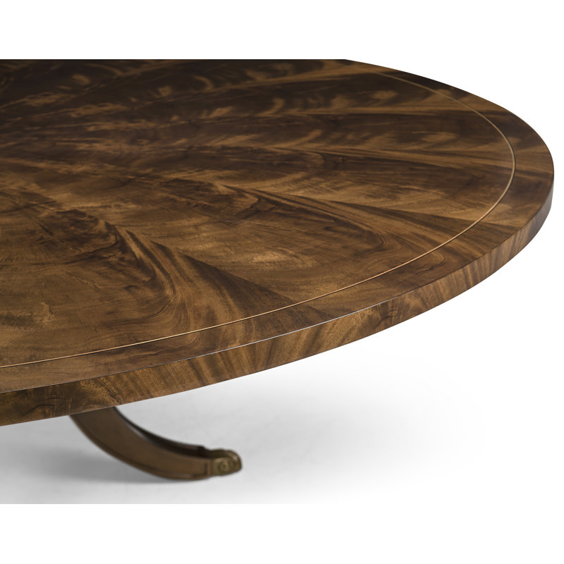 Round Mahogany Dining Table For Seating 10-12 People 
