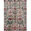 Hand-Knotted High-Quality Red and Green Area Rug