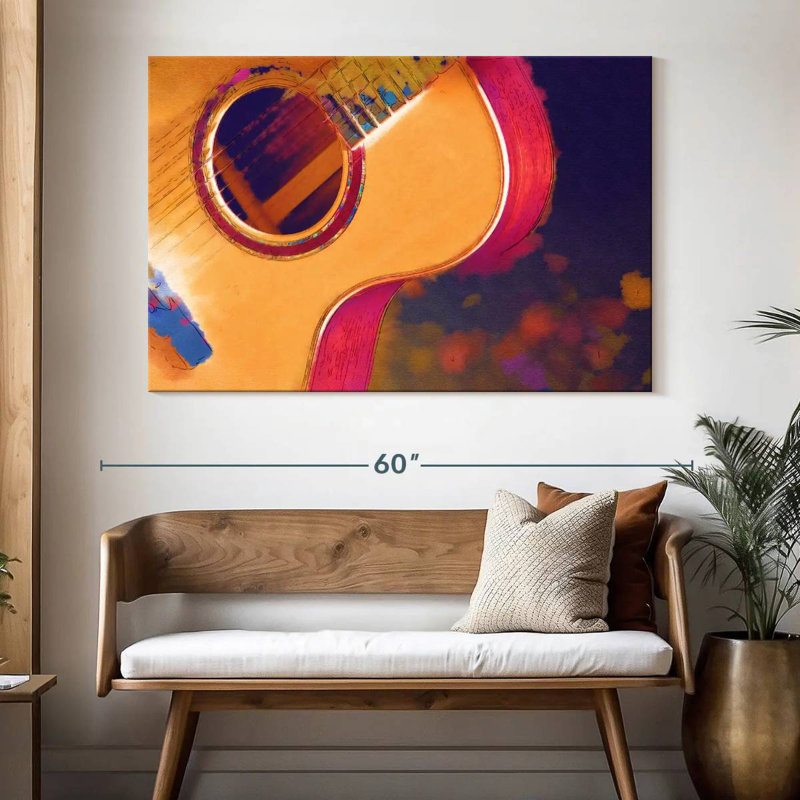 Guitare acoustique Abarca Dreamy, H 34 po x l 51 po