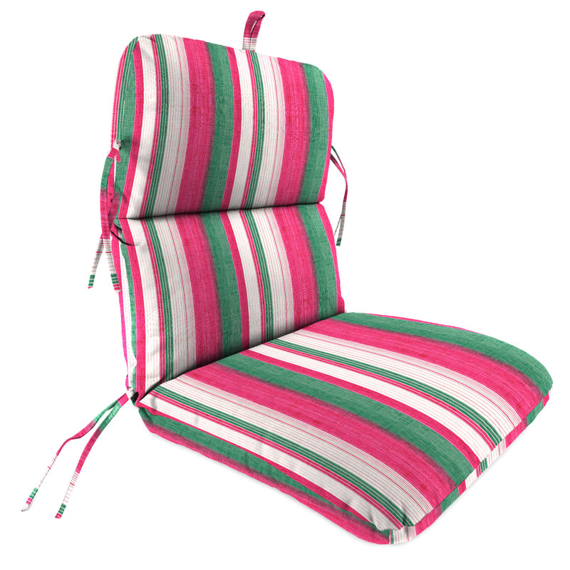 Coussin de chaise d'extérieur 22 "x 45" avec attaches et boucle, Cidre Giden