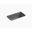 Cape Dory® 33" L x 22" W x 9-5/8" Under-Mount Single-Bowl Kitchen Sink with 5 Oversize Faucet Holes-6918136