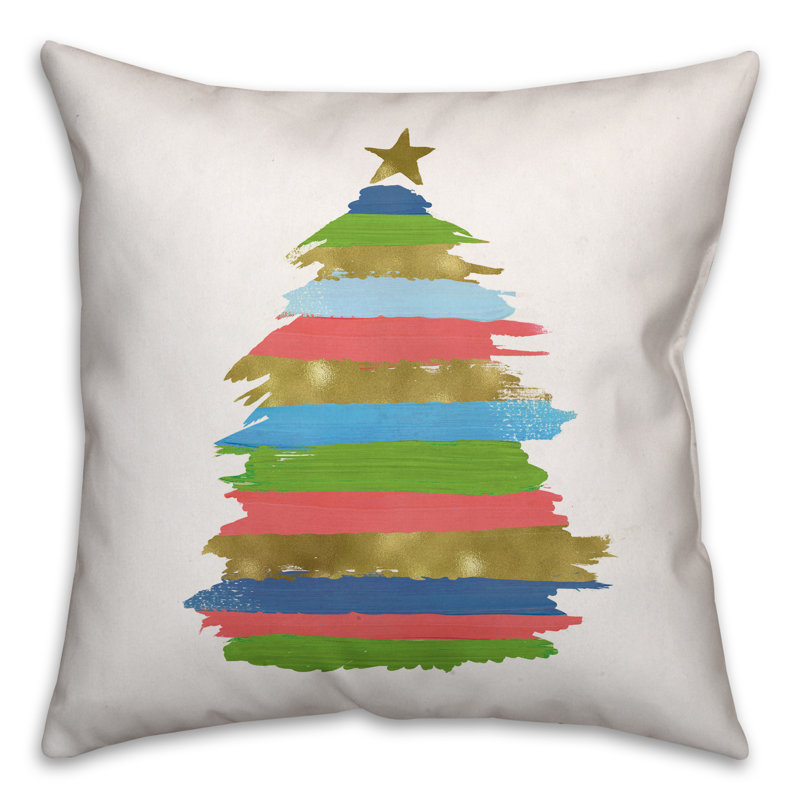 Reversible Throw Pillow, 16" x 16", Throw Pillow