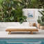 Chaise longue d'extérieur réglable en bois d'acacia-133225549