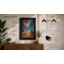 Desert Under Cosmic Sky Fantasy & Sci-Fi - Framed Print-1369309638-1369309625