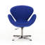 Fauteuil ballon rembourré en métal Raspberry Modern-1094482909