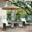 3-Piece Reclining Patio Bistro Set