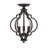 Oswald 3-Light 11" Flush Mount in Bronze-1602500633