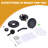Shower Faucet Set Wall Mount, Shower System with Brass Pressure Balance Valve and 6 Inch Rain Showerhead Wall Mount-93534391