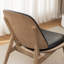 Chaise d'appoint en similicuir Arrielle