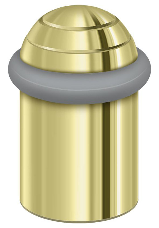 Kick Stop, PVD Polished Brass, 1.625" H x 1.375" W x 1.375" D
