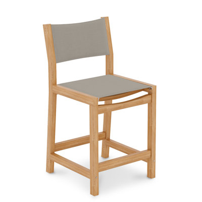 Pearl Teak Outdoor Counter Height Chair