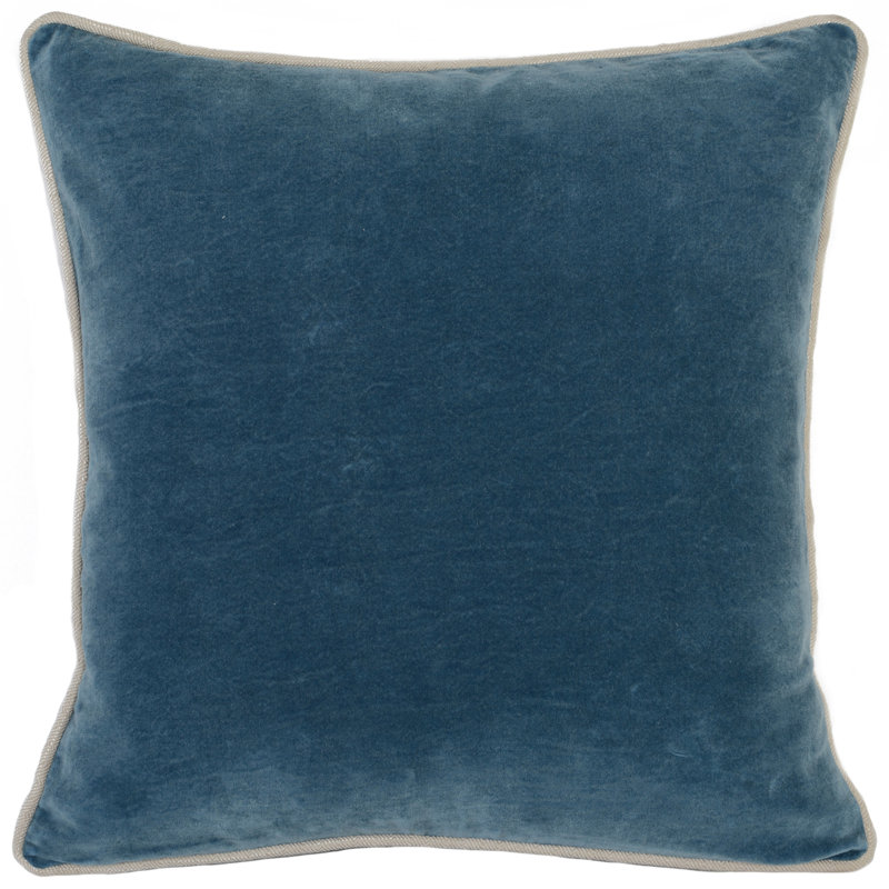 Goodall Velvet Pillow Cover & Insert, Sangria Red, Square 18"