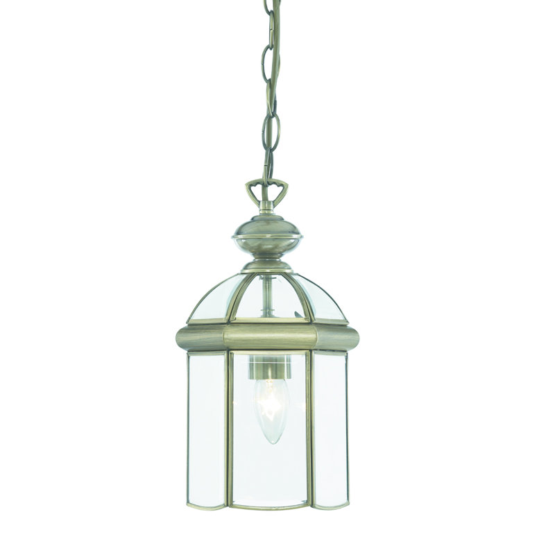 Alvaro 1 - Light Lantern Pendant, Antique Brass