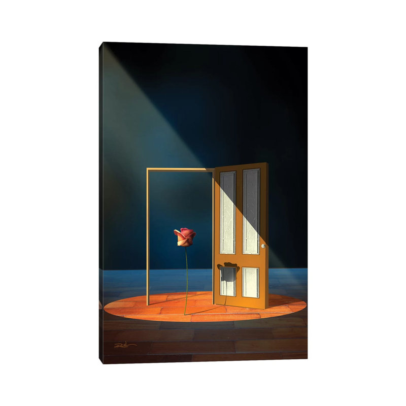 Porta Aberta (Door Open) by Marcel Caram - Wrapped Canvas Print, 20.32 cm H x 30.48 cm W