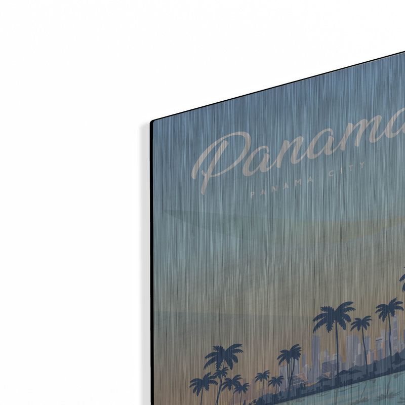Art mural en métal «Panama» par Omar Escalante, Bay Isle Home ™, H 16 po x l 12 po