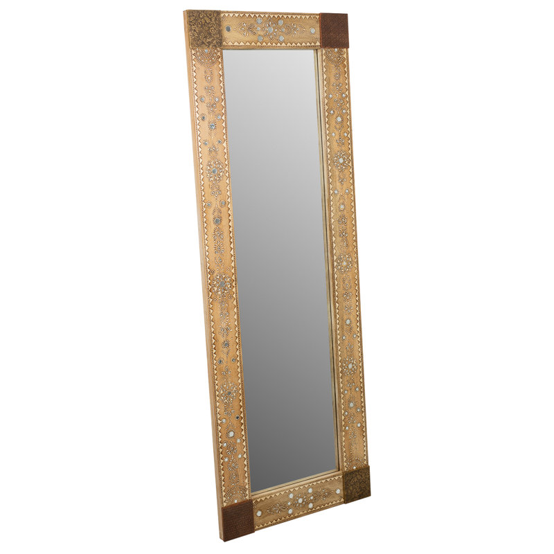 Aquaisha Wood Flat Floor Mirror