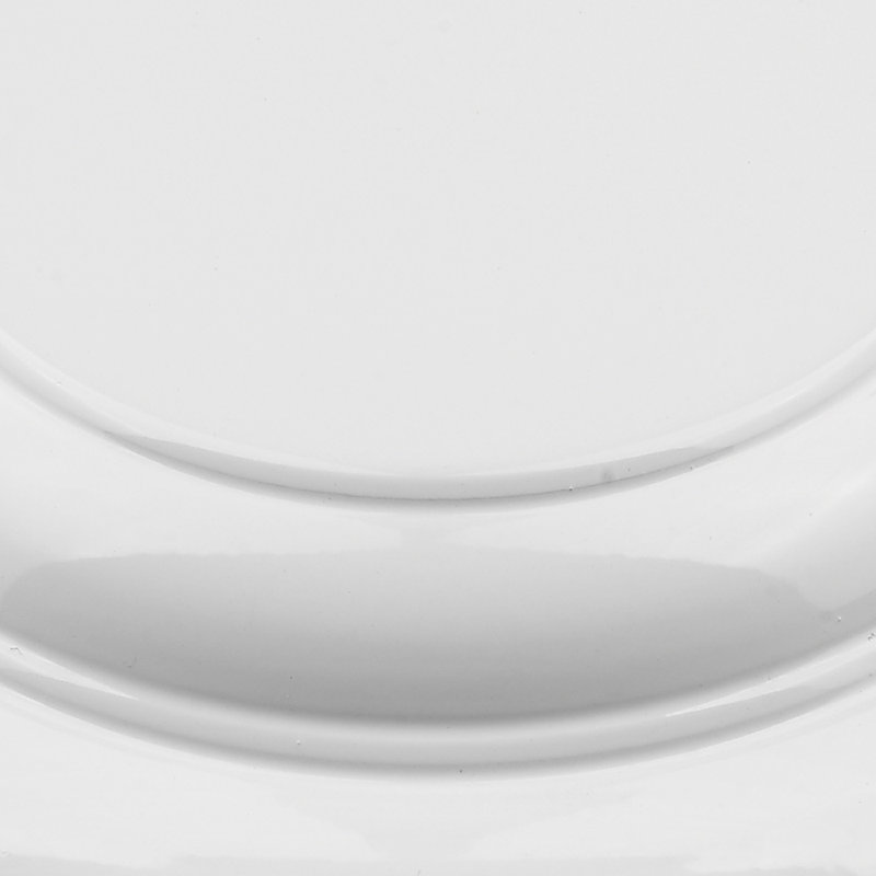 Calico Steel Flush Mount, White, Chrome