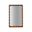 Miroir de 36,02 po Mid-Century Modern Swirl