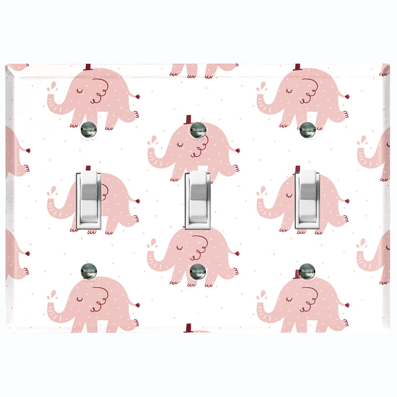 Animals 3 - Gang Toggle Light Switch Standard Wall Plate