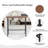 Josiyah 6 - Person Pine Solid Wood Top Four Leg Base Dining Set