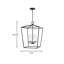 4 - Light Lantern Square / Rectangle Pendant-893921095-817122056-893921096
