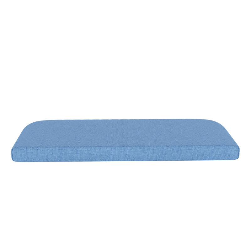 Sunbrella® Outdoor 3'' Bench Cushion, Cast Ocean Sunbrella® Plainweave