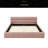 Queen Size Upholstered Bed Frame With Thick Fabric-2073180797