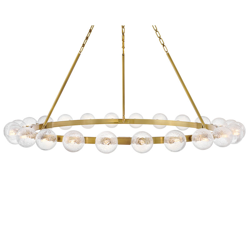 Coco 24 - Light Steel Dimmable Wagon Wheel Chandelier