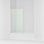 Aerie Bath Screen Thick Crystal Clear Glass and Square Corner