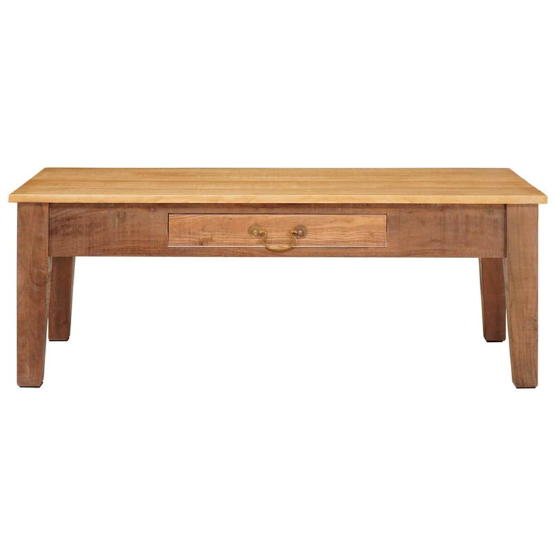 Solid Wood Coffee Table with Storage