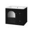 Meuble-lavabo mural 24 po avec lavabo en céramique et 2 tiroirs-309421625