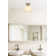 Snead Glass Semi Flush Mount