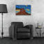  «Mitten With Sunburst» par Chris Vest, art mural en verre acrylique, 24 po x 16 po-548472367
