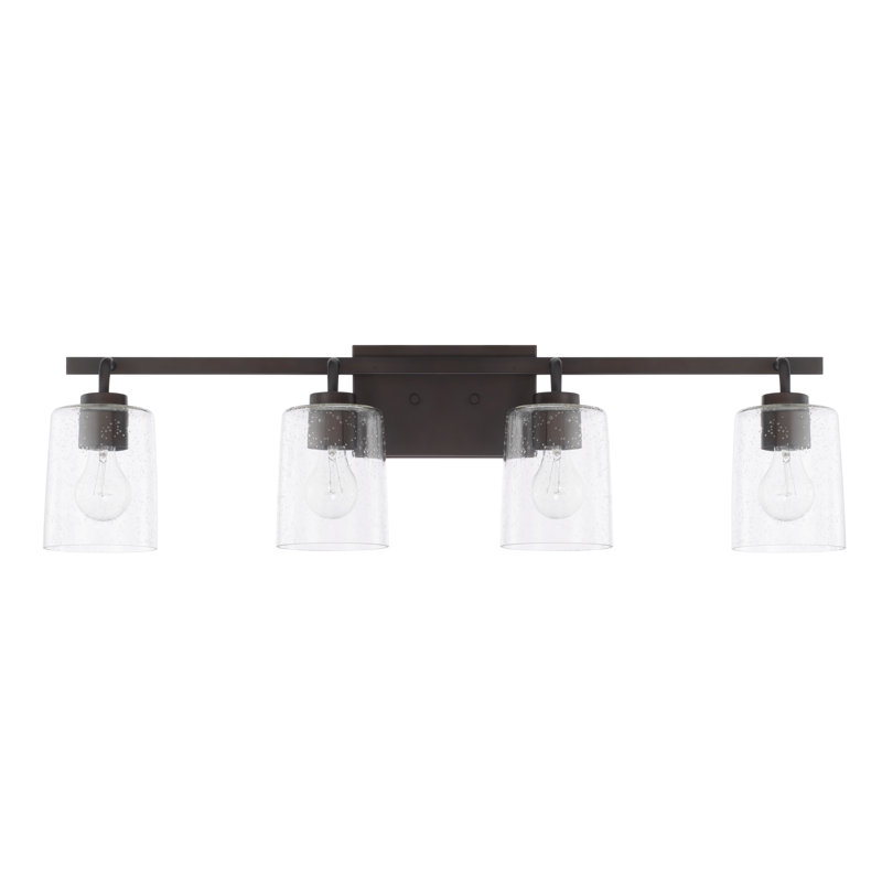 Greyson 4 - Light Dimmable Vanity Light, Bronze