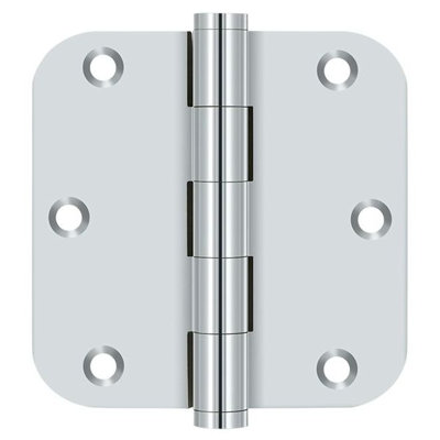 Charnières Deltana DSB35R526 3-1 / 2 "x 3-1 / 2" x 5/8 "en chrome poli Deltana