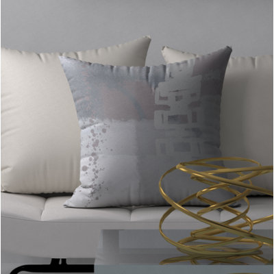Abstract Reversible Throw Pillow