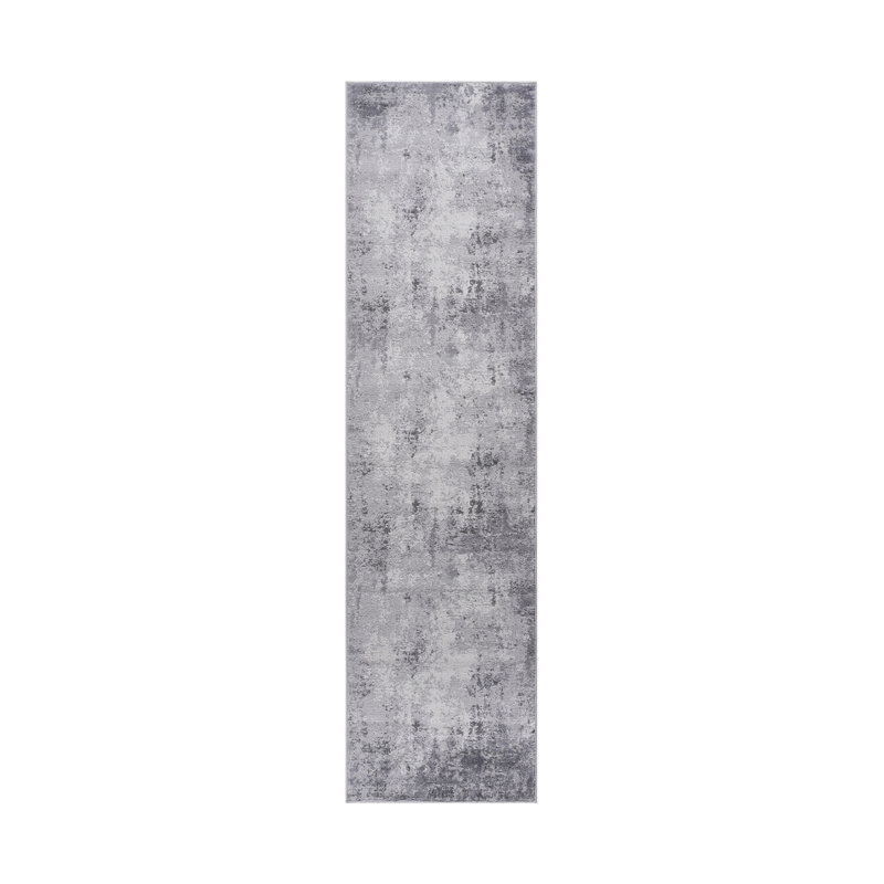 Tapis de couloir gris clair / abstrait Collection 2X8